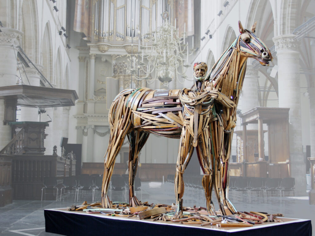 Kunstenaars_Marcel-Warmenhoven_MAN-EN-PAARD_bew